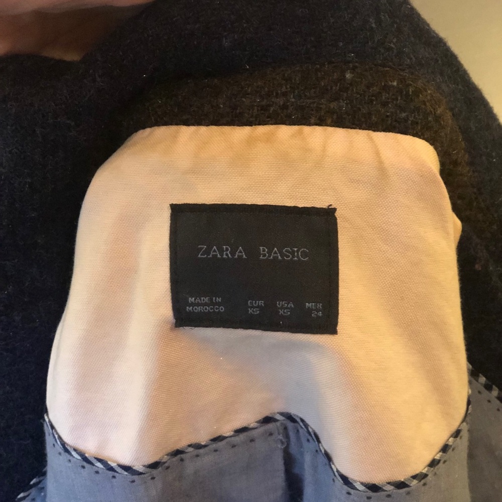 Zara Basic Wool Blazer - image 4